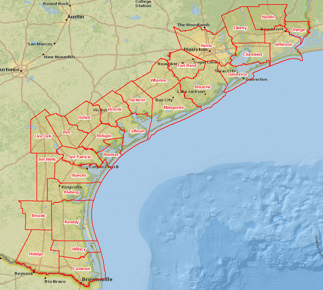 01 2   Texas Coastal Counties ORNL 